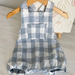 Linen Overalls Duck egg