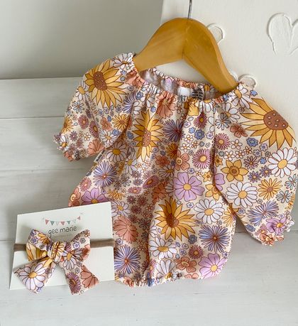 Sandy Romper Size 6-12mth