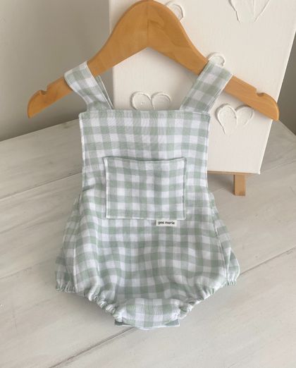 Baby Overalls Sage Size 3-6mths