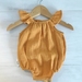 Flutter Romper Mustard Choose Size