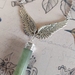 Angel Wings with Fluorite Pendant