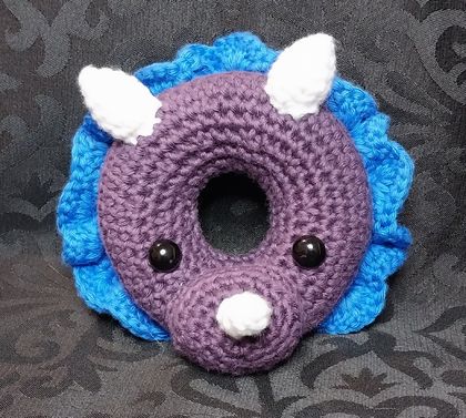 Crochet Donut - Dinosaur