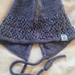 Beautiful snuggly100%wool bonnet hat. Adult size