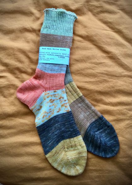 Multi coloured Merino Socks