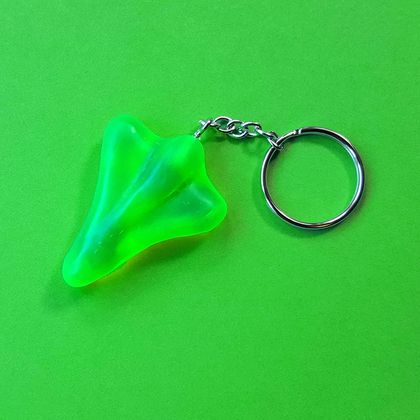 Jet Plane Keyring – Green