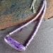 Handmade Charoite and Amethyst Necklace