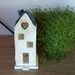 Ceramic House Luminary - Emerald Roof