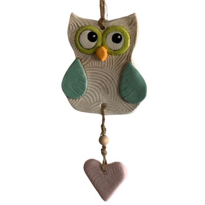 Ceramic Owl Decoration