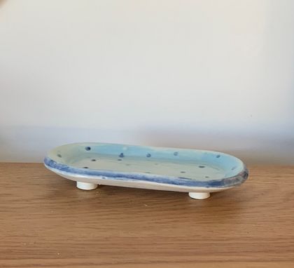 Jewellery Dish - Blue Spots