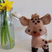 African cute Hyena Felt Toy