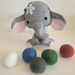 African cute Elephant Felt Toy