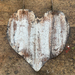 Rustic corrugated tin / iron heart