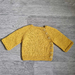 Mustard Puerperium Cardigan.