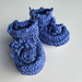 Aunty D's Sheepskin booties- Blue