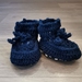 Aunty D's Sheepskin booties- navy