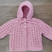 Timeless Hooded Jacket- Baby Pink 2-6m