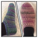 Crochet slippers