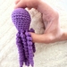 Crochet baby octopus