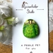 Painted Pebble Kakapo Pin - NZ Bird Brooches - Kiwiana Gift