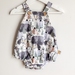 100% Cotton Baby Romper - Forest Animals