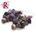 Amethyst Cluster earrings