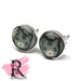 Grey Cat Stud Earrings