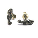 Silver Seahorse Stud earrings