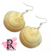 Ringed Dosinia Shell & Pearl earrings