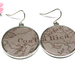 Map Earrings - Costa Rica