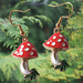 Enamel toadstools