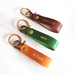 Foiling - Leather keyring - Personalise your own