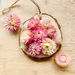 Forever dried flower  wall hanging