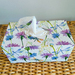 Dragonfly's and flowers tissue box cover