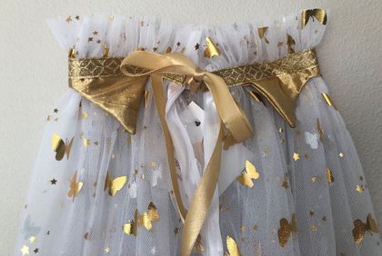 Fairy Cloak -Gold Butterflies 