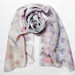 Botanical dyed silk scarf - Amethyst