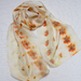 Plant printed silk scarf - Coreopsis