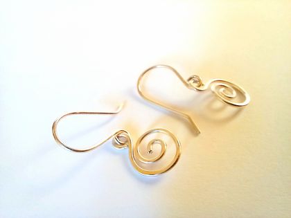 Sterling Silver Spiral Earrings