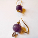 Small Amethyst Earrings