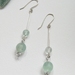 Recycled Sterling Silver and Fluorite Earrings