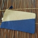 linen two tone pouch