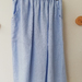 Pale blue linen skirt S/M