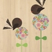 Fantail (Piwakawaka) Print on Bamboo Veneer