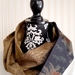 Vintage kimono silk snood