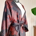 Vintage kimono silk coat