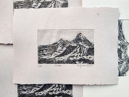Original Dry-point Print - Tititea