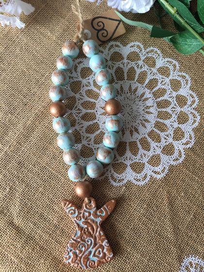Decorative Petite Angel Blessing Bead
