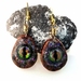 Sparkling Dragons Eye Fantasy Earrings