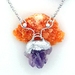 Amethyst Gemstone Silver Pendant