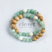 Diffuser Bracelet ~ Amazonite ~ Howlite ~ Eco Beech Wood  ~ Essential Oil ~ Aromatherapy ~ Gemstone Bracelet