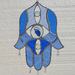 Stained Glass Hamsa Hand Talisman